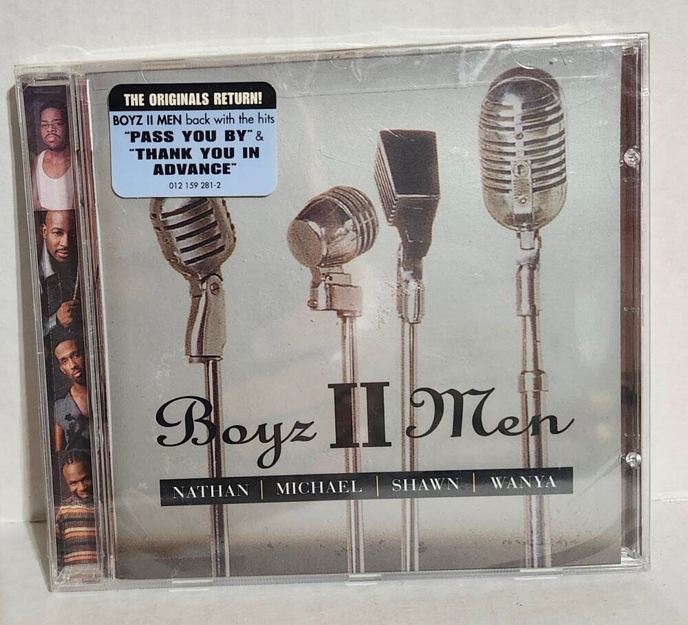 Boyz II Men Nathan Michael Shawn Wanya CD 2000 New Sealed Hype Sticker